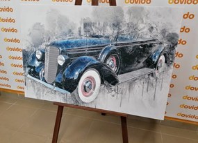 Картина на платно – Исторически ретро автомобил