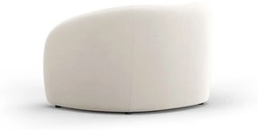 Бяло кадифено кресло Santi – Interieurs 86