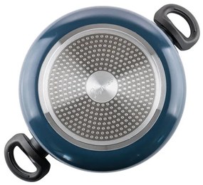 Тенджера Luigi Ferrero Prima FR-2644, 26x12 см, 5.8 л, Незалепващо покритие, Стъклен капак с отвор за пара, Индукция, Тъмносин