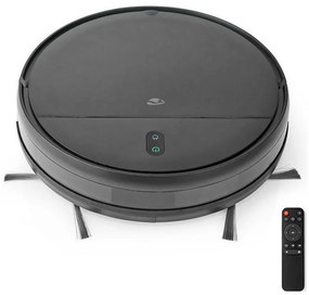 Nedis WIFIVCR001CBK - Умен робот прахосмукачка с моп, Wi-Fi, черен + DO