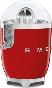 Електрическа цитрус преса Smeg CJF11RDEU, 70 W, Антикапкова система, Противоплъзгаща се основа, Червен