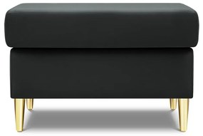 Тъмносива кадифена табуретка Kyoto – Cosmopolitan Design