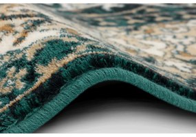 Зелен вълнен килим 160x240 cm Lauren - Agnella