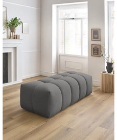 Тъмно сива табуретка за крака Mont-Blanc - Bobochic Paris