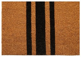 Килимче от кокосови влакна 55x125 cm Black Stripe - Premier Housewares