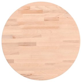 355921 vidaXL Плот за маса Ø40x4 см кръгъл масивен бук