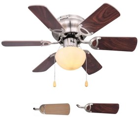 Globo 03802 - Таванен вентилатор UGO 1xE27/60W/230V