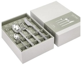 Прибори за хранене от неръждаема стомана в сребрист цвят 16 бр. Norm – Gense