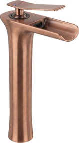 Смесител за мивка Rea Laguna Brush Copper high