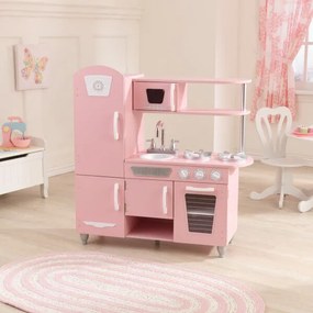 Детска Кухня - Vintage Play Pink - KidKraft