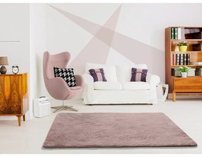 Розов килим Алпака Liso, 80 x 150 cm - Universal