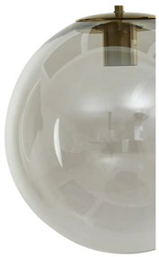 Висящо осветително тяло бронзово със стъклен абажур ø 30 cm Medina – Light &amp; Living