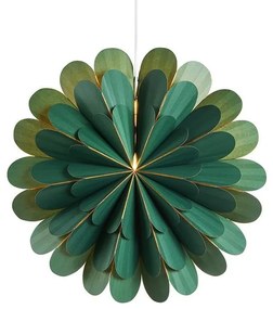 Зелена висяща светлинна декорация, височина 45 cm Marigold - Markslöjd