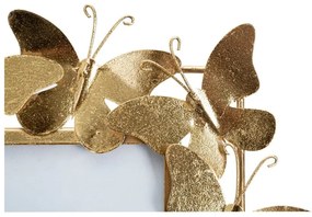Метална стояща рамка в златисто 35x38 cm Butterfly – Mauro Ferretti