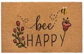 Килимче от кокосови влакна 75x45 cm Bee Happy - Hanse Home
