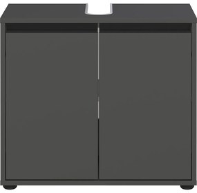 Антрацитен шкаф за мивка 63x55 cm Lemont – Germania