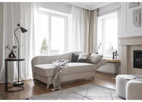 Бежов шезлонг от рипсено кадифе (десен ъгъл) Chic Charlotte – Miuform