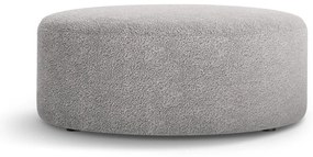 Светлосива табуретка от букле Dia – Micadoni