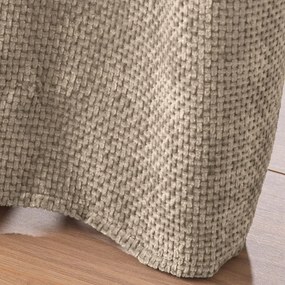 Светлокафяво перде от шенил 140x260 cm Leo – douceur d'intérieur