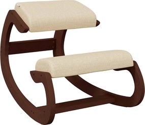 110333 vidaXL Стол с опора за колене, кремав, 55x84x55 см, шперплат от бреза