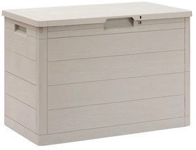 Светлосива пластмасова градинска кутия за съхранение Woodys – Toomax