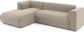 Светлокафяв ъглов диван (ляв ъгъл) Merid – Ropez
