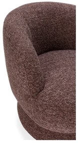 Лилаво/кафяво въртящо се кресло Dali – MOME