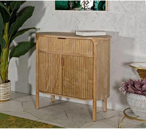 Скрин от масивна ела в естествен цвят 81x82x46 cm Gothenburg – Mauro Ferretti