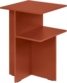 Теракотено нощно шкафче с рафтове Atik – noo.ma