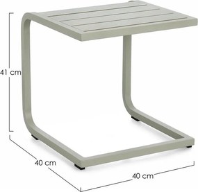 Алуминиева градинска масичка 40x40 cm Taylor – Bizzotto