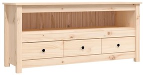 821502 vidaXL ТВ шкаф, 114x35x52 см, бор масив