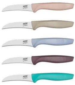 Pirge - Нож за белене на плодове и зеленчуци от неръждаема стомана 9см различни цветове (43210)-PRATIK