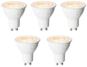 Комплект от 5 GU10 3-степенни димируеми LED крушки 6W 430 lm 2000 - 6000K