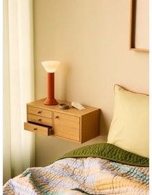 Оранжева затъмняваща се настолна лампа (височина 30 cm) Flash – Hübsch