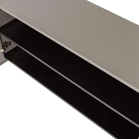 Сива маса за телевизор от декор от ясен 200x53x44 cm Brock – WOOOD