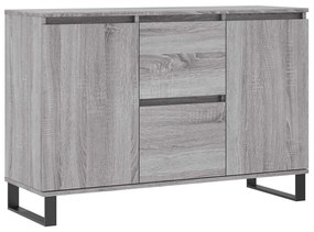 827218 vidaXL Сайдборд, сив сонома, 104x35x70 см, инженерно дърво