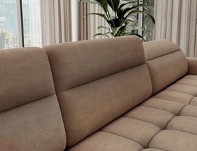 Ъглов диван Tobe-Кафяв-ляв