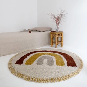 Детски килим, ø 120 cm Bohemian Rainbow - Nattiot