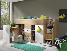 Многофункционално легло Smart III-Right-Leuko