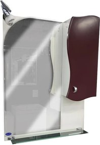 Шкаф за баня горен, Бохем 1, цвят вино