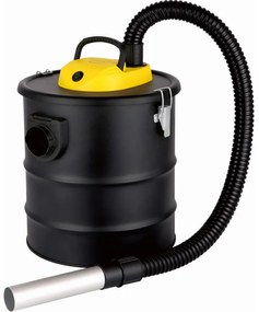 Прахосмукачка за пепел Rosberg R51001I, 1000W, 18 литра, HEPA филтър, Черен