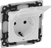 Legrand Контакт ШУКО 16A IP44 цвят бял Valena Life  - 753119