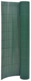 317147 vidaXL Двустранна градинска ограда, 90x400 см, зелена
