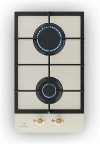 Klarstein Victoria Domino, газов плот, 2 Sabaf котлона, керамичен плот, ретро дизайн