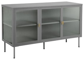 Сива метална витрина 130x75 cm Rosalie – Støraa