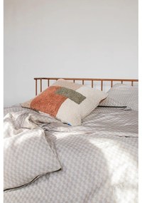 Бежово единично удължено спално бельо от памучен сатен 140x220 cm Mini – Mette Ditmer Denmark