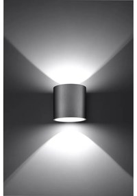 Сива стенна лампа Roda - Sollux