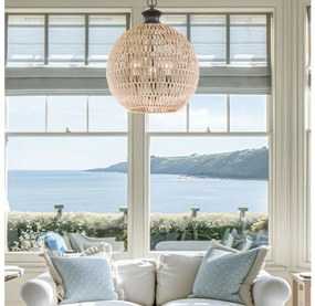 Quoizel QZ-CASABLANCA-3P-PBZ - Полилей на верига CASABLANCA 3xE27/60W/230V