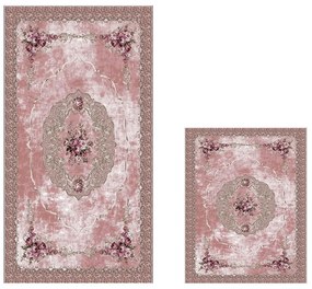 Розови килими за баня в комплект от 2 бр. 60x100 cm – Foutastic