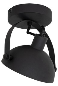 Индустриален плафон черен със злато 15 см регулируем - Magnax